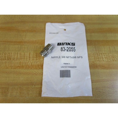 Binks 83-2055 Stainless Steel Nipple 832055