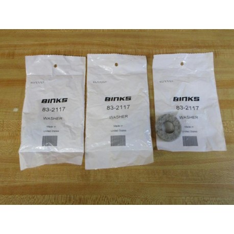 Binks 83-2117 Washer 832117 (Pack of 3)