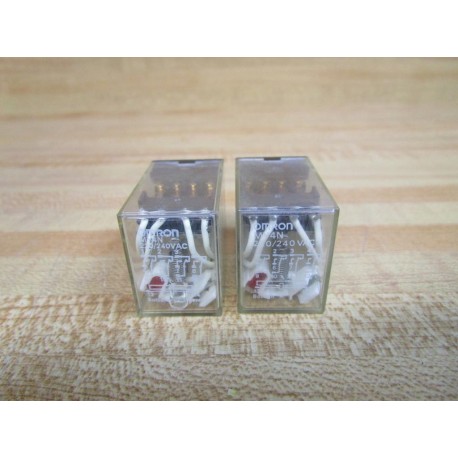 Omron MY4N 220240VAC Relay MY4N220240VAC (Pack of 2) - New No Box