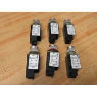 Allen Bradley 800MR-Q24S Pilot Light 800MRQ24S (Pack of 6) - Used