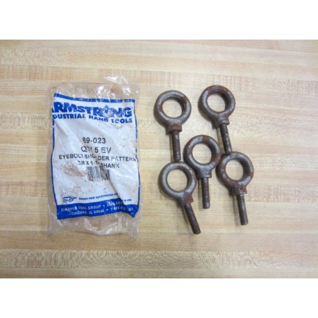 Armstrong 89-023 Eyebolt 38 X 1-14 069- Suface Rust (Pack of 5)
