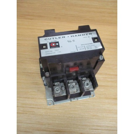 Cutler Hammer C832KN3 Contactor Chipped Interlock, WC320KB8 - Used