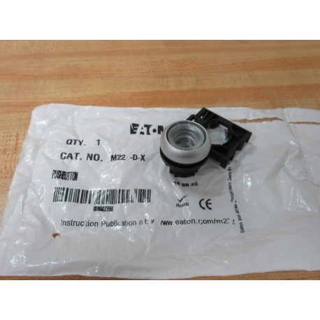 Eaton M22-D-X Cutler Hammer Pushbutton M22DX (Pack of 3)