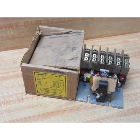 Joslyn Clark Controls 5UU6-76 Relay 7305 PMA TB130-13 110-120V 60CYC