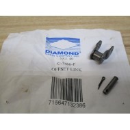 Diamond Chain C-7466-P No 40 Offset Link C7466P (Pack of 5)