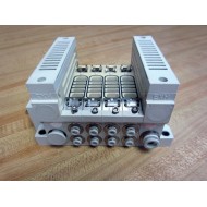 SMC VV5Q2-F2M08 Manifold 45 Port VV5Q2F2M08 - New No Box