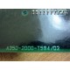 Fanuc A20B-2000-0591 Control PCB 2 A20B-2000-059101A Non-Refundable - Parts Only