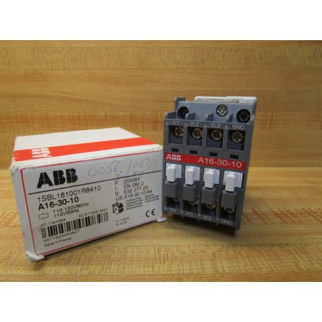 ABB A16-30-10 Contactor A16-30-10-84 Cracked Housing