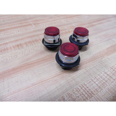 Eaton E22N2 Cutler Hammer Push Button Ring & Plate (Pack of 3) - New No Box