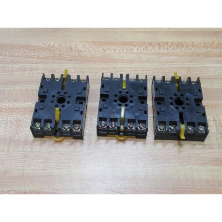 Omron P2CF-08 Relay Socket P2CF08 (Pack of 3) - New No Box