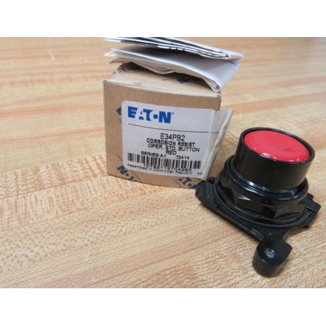 Eaton E34PB Cutler Hammer Std. Operator Button Red E34PB2