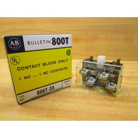 Allen Bradley 800T-XA Contact Block 800TXA Series C