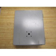 Hoffman A1210CH Enclosure 12 x 10 x 5 Holes On Door - Used
