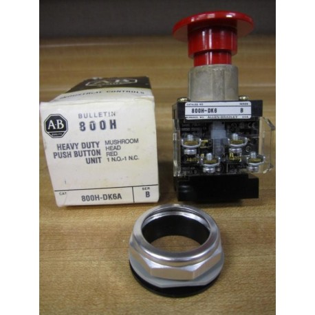 Allen Bradley 800H-DK6A Push Button  800HDK6A