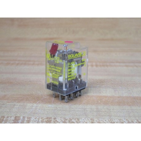 Square D 8501-RSD14M1P14-V53 Relay 8501RSD14M1P14V53 - Used