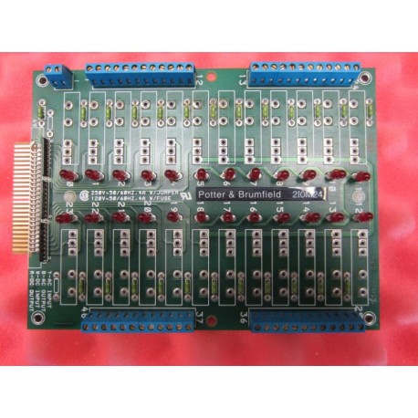 Potter & Brumfield 2I0M24 PCB Relay Accessory Board 2IOM24 210M24 9731 - Used