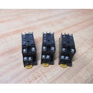 Omron PYF08A Relay Socket PYFO8A (Pack of 3) - New No Box
