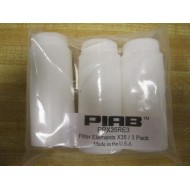 Piab PPX35RE3 Filter Elements (Pack of 3)