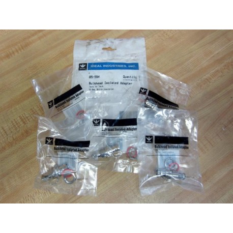 Ideal Industries 85-594 Bulkhead Isolated Adapter 85594 (Pack of 5)