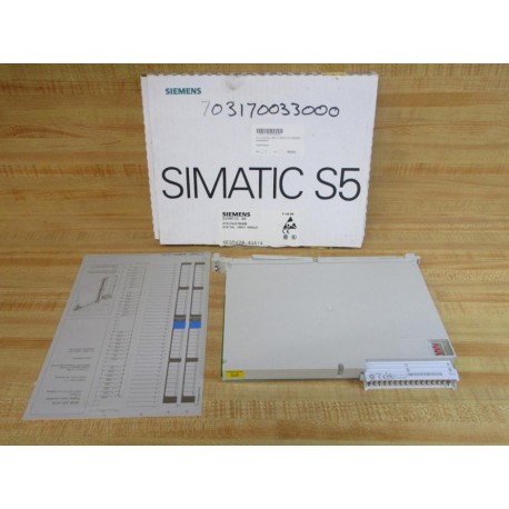 Siemens 6ES5420-4UA14 Input Module 6ES54204UA14