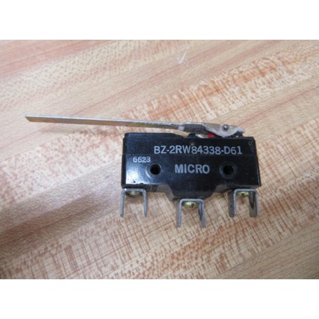 Micro Switch BZ-2RW84338-D61 Honeywell BZ2RW84338D61 - Used