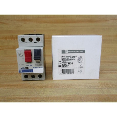 Telemecanique GV2-M08 Motor Circuit Breaker 021087