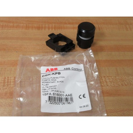 ABB CBK-KPB Black Button 1SFA616001-AAE