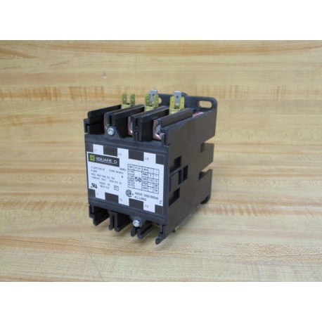 Square D 8910-DPA53 Contactor 8910DPA53 Form B, Series B - New No Box