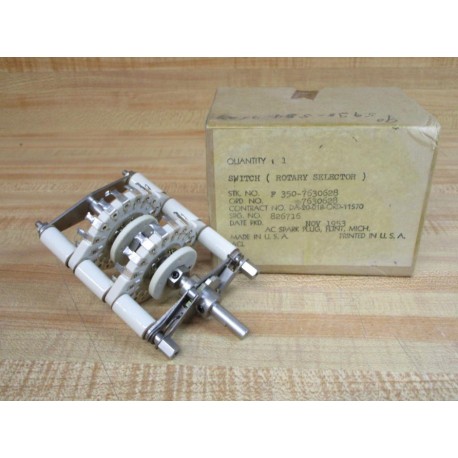 AC Spark Plug F350-7630628 Rotary Selector Switch F3507630628