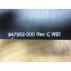 WEI 847952-000 Heat Sink 15 x 7-12 x 1-12 Inch Rev C - Used
