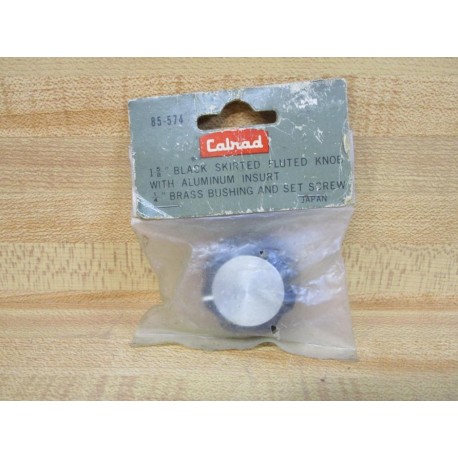 Calrad 85-574 1-58" Skirted Fluted Knob 85574