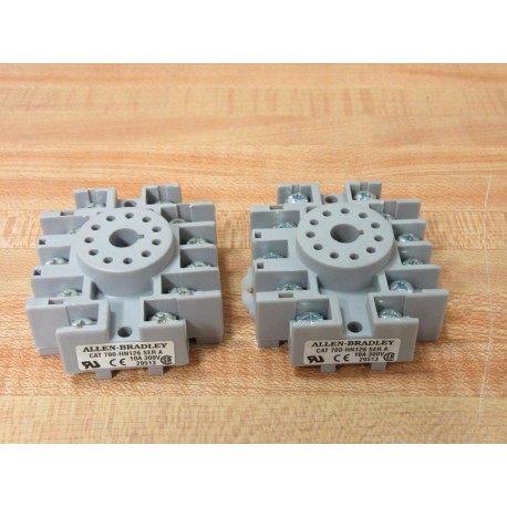 Allen Bradley 700-HN126 Relay Socket 700HN126 Gray (Pack of 2) - New No Box