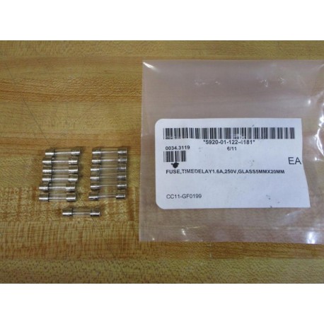 Shurter 0034.3119 Time Delay Fuse 00343119 (Pack of 13)