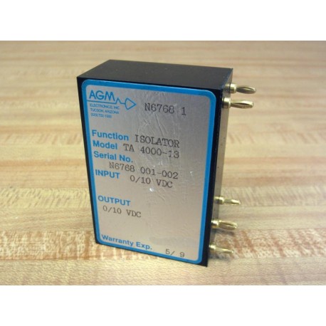 AGM TA 4000-13 Isolator TA400013 - Used