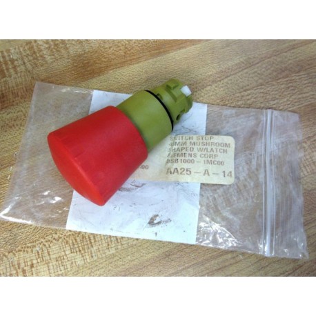 Siemens 3SB1000-1MC00 Red Emerg.Stop Button 3SB10001MC00 - New No Box