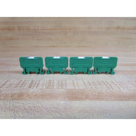 Allen Bradley 1492-F Terminal Block 1492F1 Green (Pack of 4) - New No Box