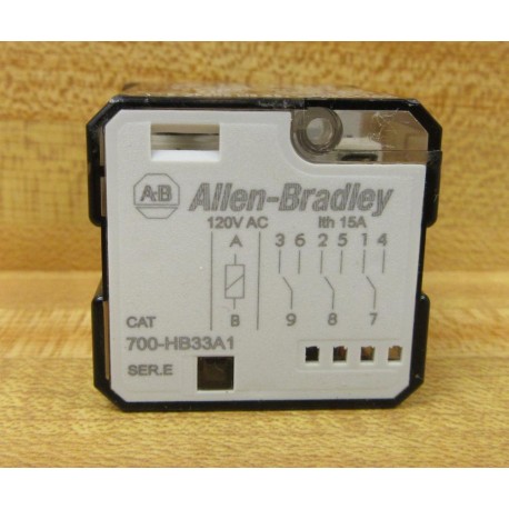 Allen Bradley 700-HB33A1 Relay 700HB33A1 Series E - New No Box