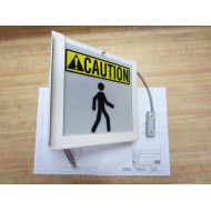 Door-Man ICS-LPILL-MS Flashing Safety Sign DM-LPILL-MS ICSLPILLMS - New No Box