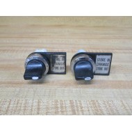 ABB 1SFA611202R3006 Selector Switch M2SS3-30B (Pack of 2) - Used