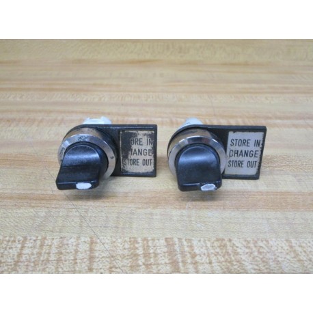 ABB 1SFA611202R3006 Selector Switch M2SS3-30B (Pack of 2) - Used