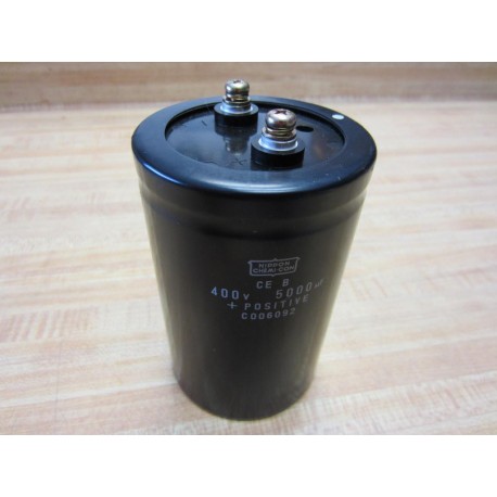 Nippon Chemi-Con C006092 Capacitor CE B 5000μF 400Volts 5000MFD - New No Box