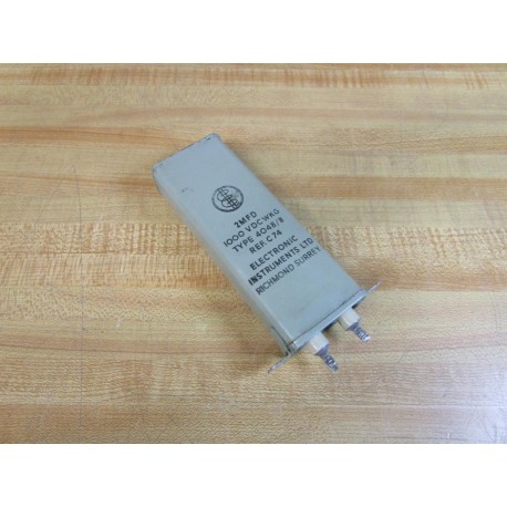 Electronic Instruments 4048B Richmond Surrey Capacitor 2MFD C74 - Used