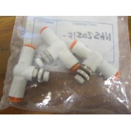 SMC NAS2051F-07 Control Valve With Fitting Bag Of 3