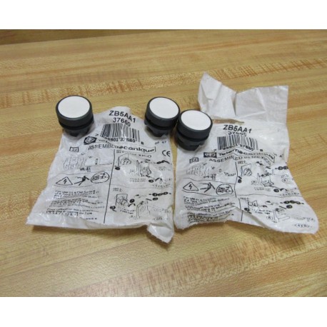 Telemecanique ZB5AA1 Schneider Pushbutton 37660 (Pack of 3)