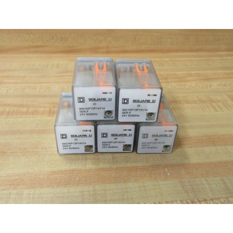 Square D 8501KP13P14V14 Plug-In Relay (Pack of 5) - New No Box