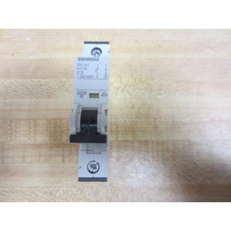 Siemens 5SY4103-7 Supplementary Protector 5SY41 MCB C3 - New No Box