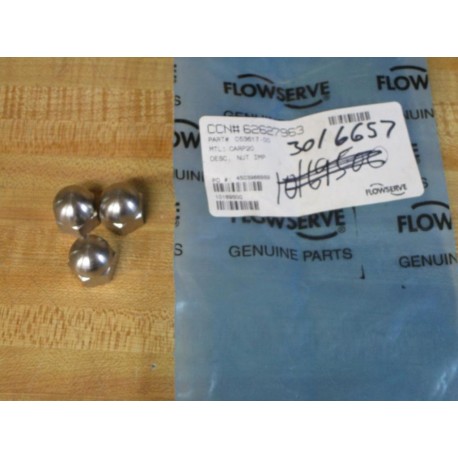 Flowserve 053617-00 Cap Nut IMP 05361700 (Pack of 3)