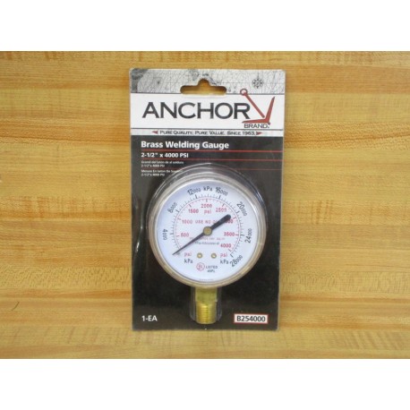 Anchor B254000 Brass Welding Gauge