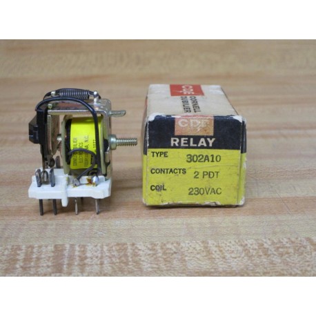 Cornell-Dubilier Electronics 302A10 CDE Relay