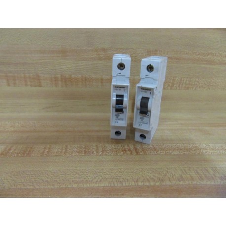 Siemens 5SX21 Circuit Breaker 5SX21-C5 5A (Pack of 2) - Used